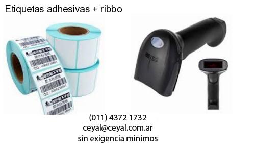 Etiquetas adhesivas   ribbo