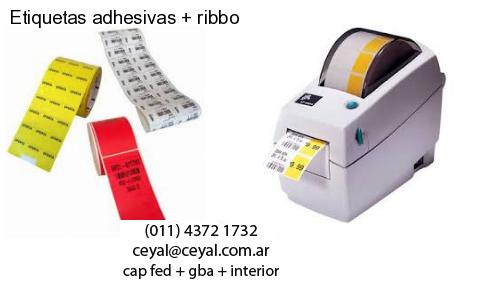 Etiquetas adhesivas   ribbo