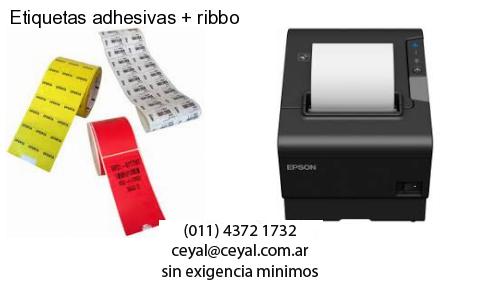 Etiquetas adhesivas   ribbo