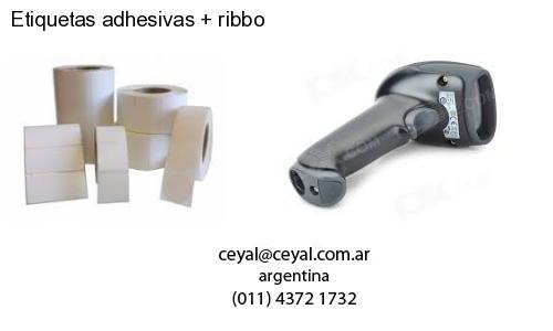 Etiquetas adhesivas   ribbo