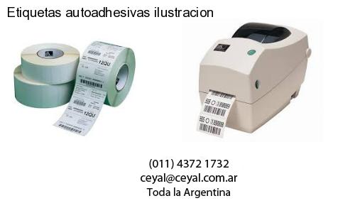Etiquetas autoadhesivas ilustracion