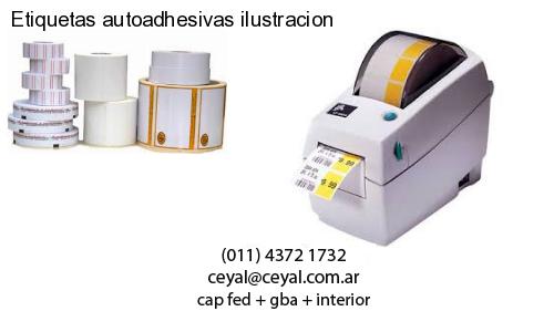 Etiquetas autoadhesivas ilustracion