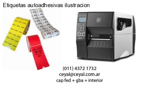 Etiquetas autoadhesivas ilustracion