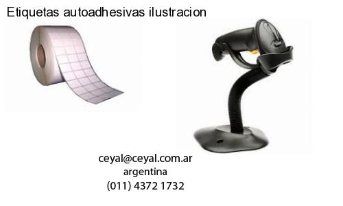 Etiquetas autoadhesivas ilustracion