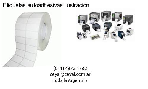 Etiquetas autoadhesivas ilustracion