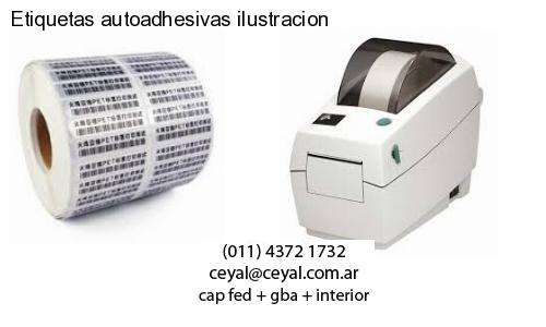 Etiquetas autoadhesivas ilustracion