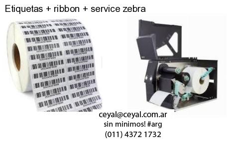 Etiquetas   ribbon   service zebra