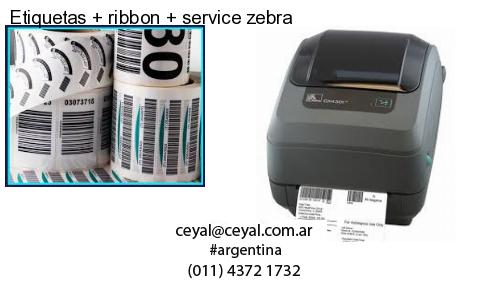 Etiquetas   ribbon   service zebra