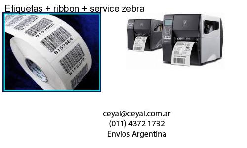 Etiquetas   ribbon   service zebra