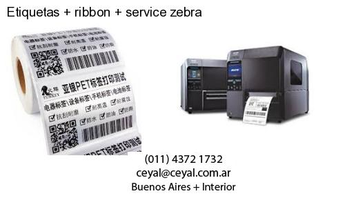 Etiquetas   ribbon   service zebra