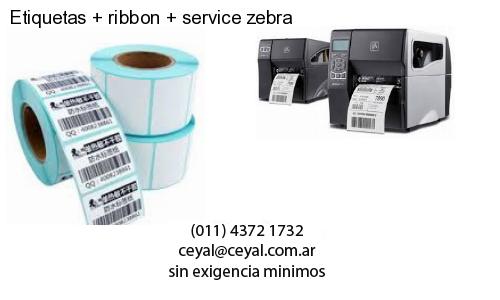 Etiquetas   ribbon   service zebra