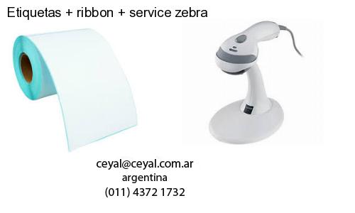 Etiquetas   ribbon   service zebra