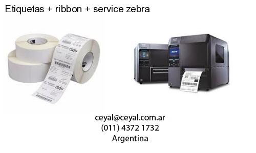 Etiquetas   ribbon   service zebra