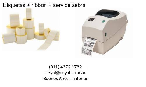 Etiquetas   ribbon   service zebra