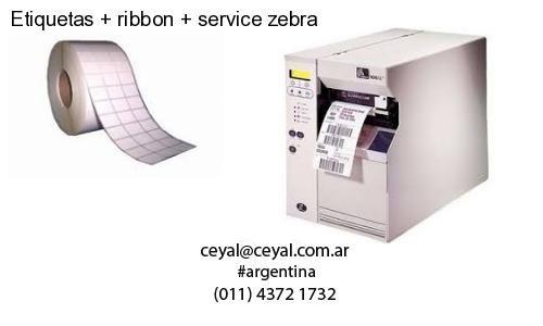 Etiquetas   ribbon   service zebra