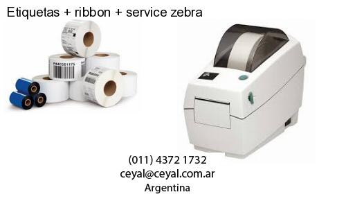 Etiquetas   ribbon   service zebra