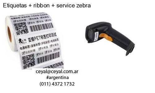 Etiquetas   ribbon   service zebra