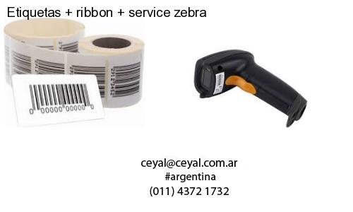 Etiquetas   ribbon   service zebra