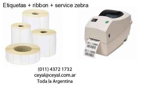 Etiquetas   ribbon   service zebra