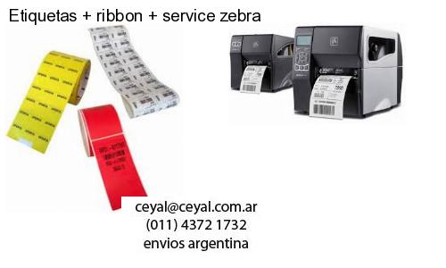 Etiquetas   ribbon   service zebra