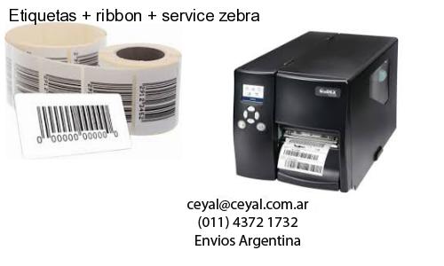 Etiquetas   ribbon   service zebra