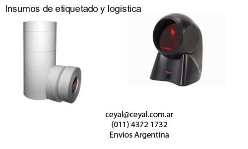 Insumos de etiquetado y logistica