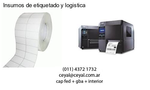 Insumos de etiquetado y logistica