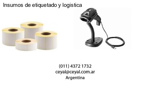 Insumos de etiquetado y logistica