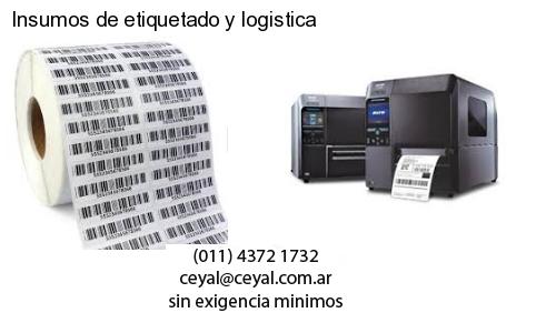 Insumos de etiquetado y logistica