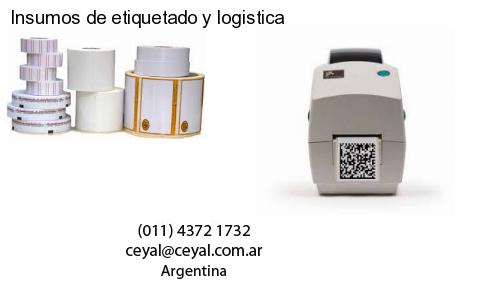 Insumos de etiquetado y logistica