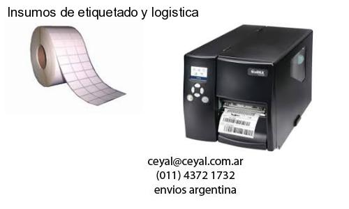Insumos de etiquetado y logistica