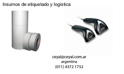 Insumos de etiquetado y logistica
