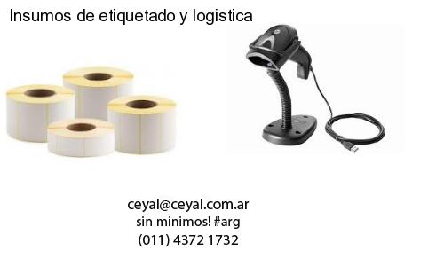 Insumos de etiquetado y logistica