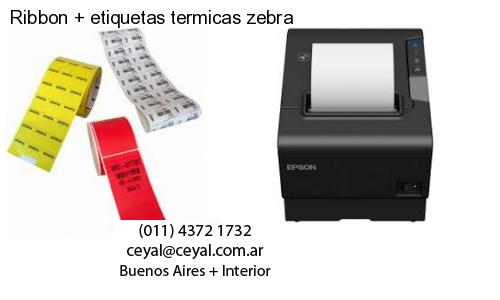 Ribbon   etiquetas termicas zebra