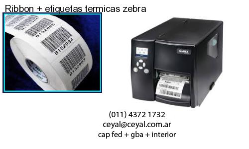Ribbon   etiquetas termicas zebra