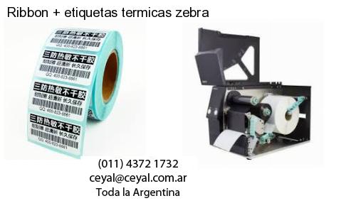 Ribbon   etiquetas termicas zebra