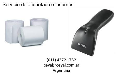 Servicio de etiquetado e insumos