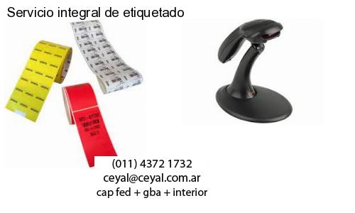 Servicio integral de etiquetado