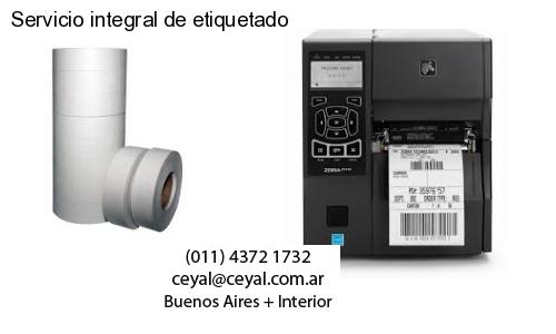 Servicio integral de etiquetado