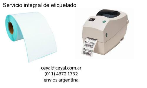 Servicio integral de etiquetado