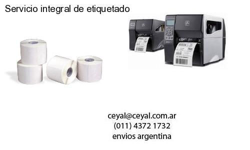 Servicio integral de etiquetado