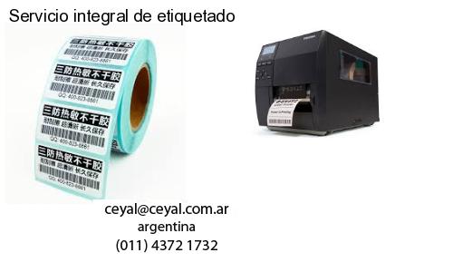 Servicio integral de etiquetado