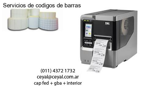 Servicios de codigos de barras