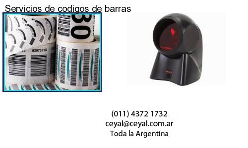 Servicios de codigos de barras