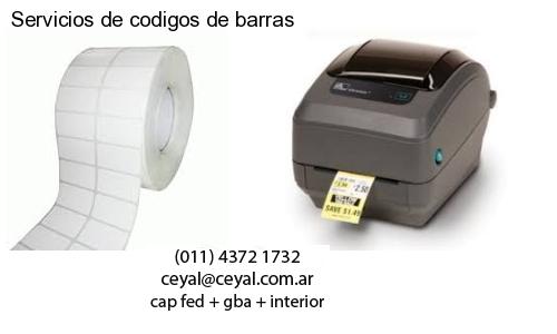 Servicios de codigos de barras