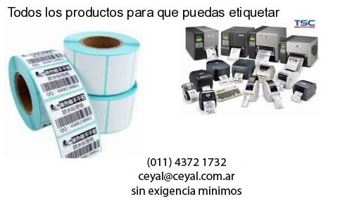 Todos los productos para que puedas etiquetar