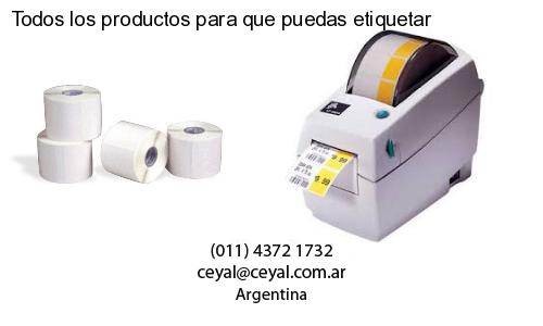 Todos los productos para que puedas etiquetar