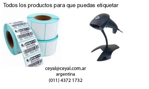 Todos los productos para que puedas etiquetar