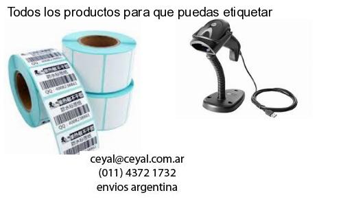 Todos los productos para que puedas etiquetar
