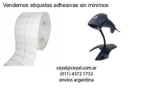 Vendemos etiquetas adhesivas sin minimos